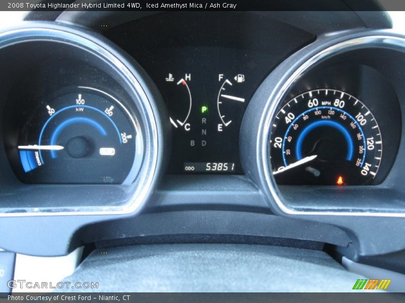 Iced Amethyst Mica / Ash Gray 2008 Toyota Highlander Hybrid Limited 4WD