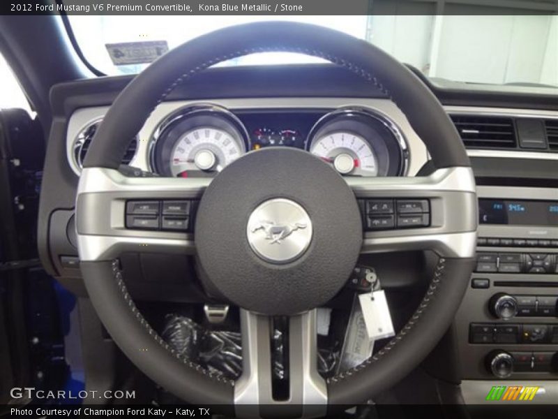  2012 Mustang V6 Premium Convertible Steering Wheel