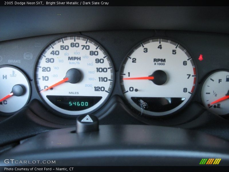 Bright Silver Metallic / Dark Slate Gray 2005 Dodge Neon SXT
