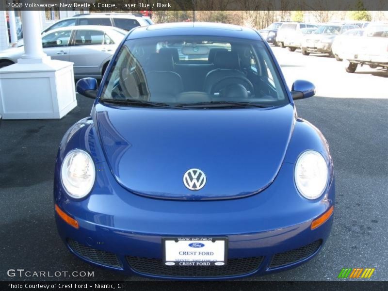 Laser Blue / Black 2008 Volkswagen New Beetle S Coupe