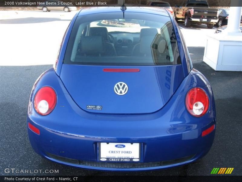 Laser Blue / Black 2008 Volkswagen New Beetle S Coupe