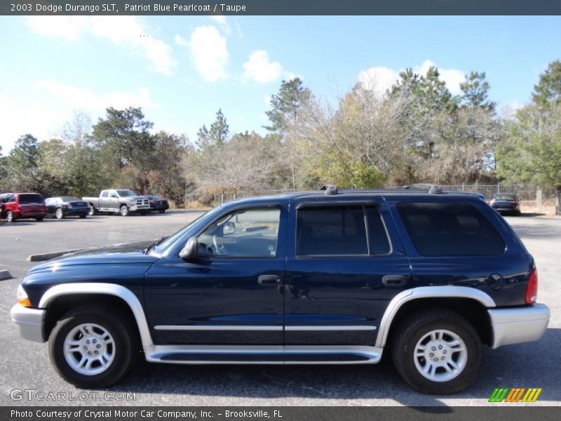 Patriot Blue Pearlcoat / Taupe 2003 Dodge Durango SLT