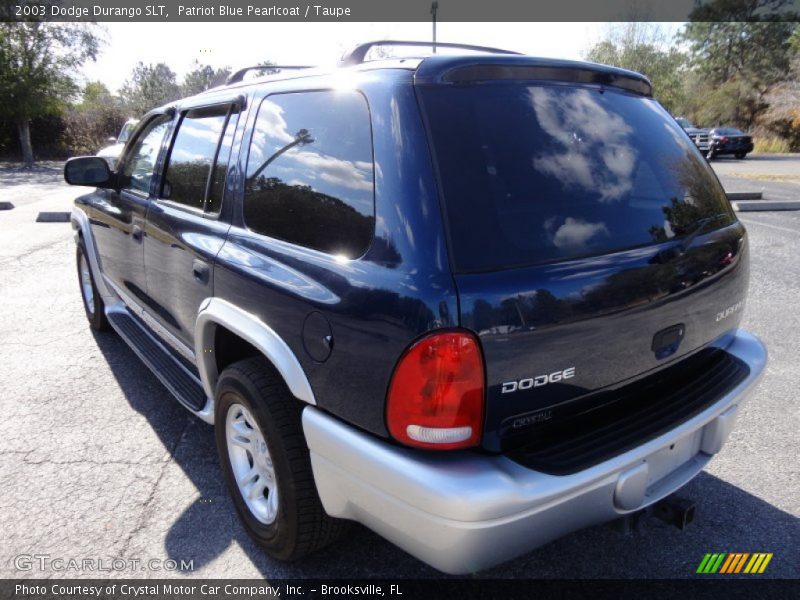 Patriot Blue Pearlcoat / Taupe 2003 Dodge Durango SLT