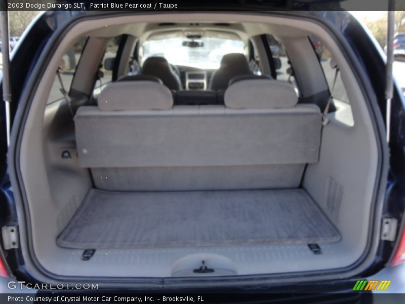 Patriot Blue Pearlcoat / Taupe 2003 Dodge Durango SLT