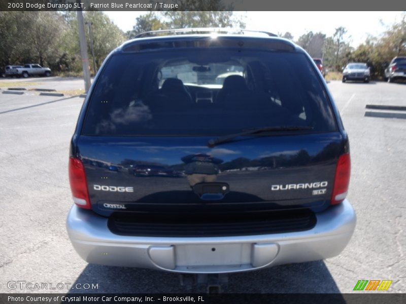 Patriot Blue Pearlcoat / Taupe 2003 Dodge Durango SLT