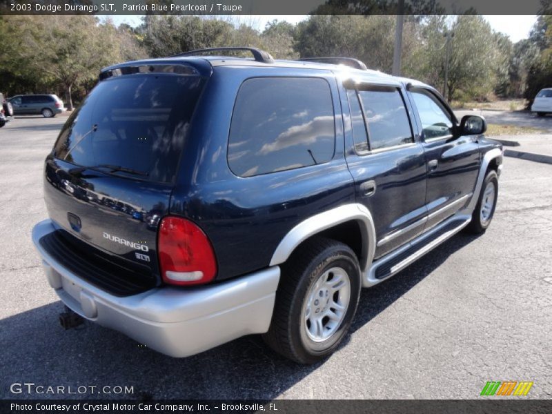 Patriot Blue Pearlcoat / Taupe 2003 Dodge Durango SLT
