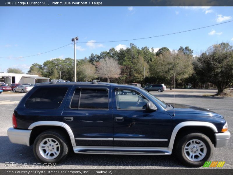 Patriot Blue Pearlcoat / Taupe 2003 Dodge Durango SLT