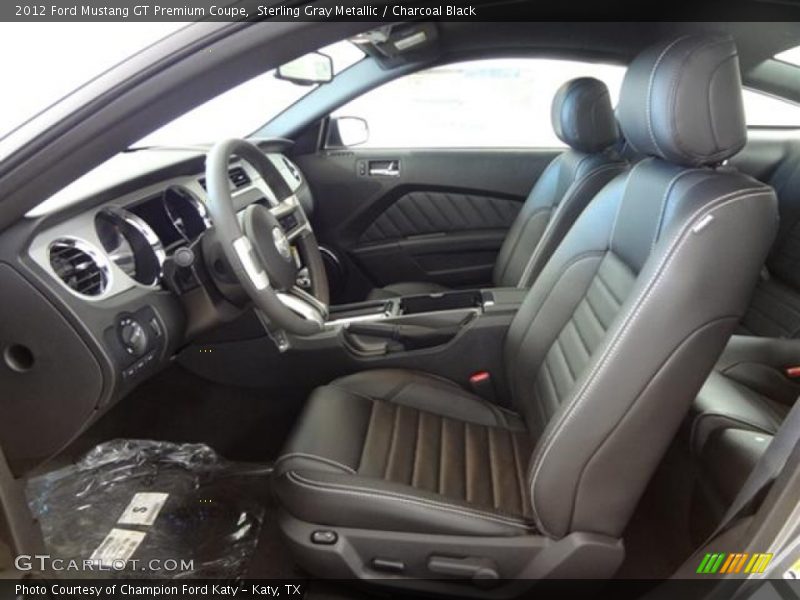  2012 Mustang GT Premium Coupe Charcoal Black Interior