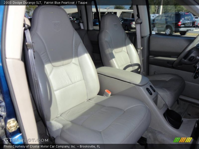 Patriot Blue Pearlcoat / Taupe 2003 Dodge Durango SLT