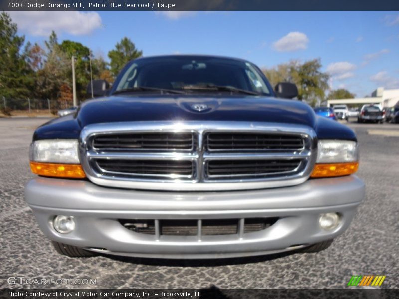 Patriot Blue Pearlcoat / Taupe 2003 Dodge Durango SLT