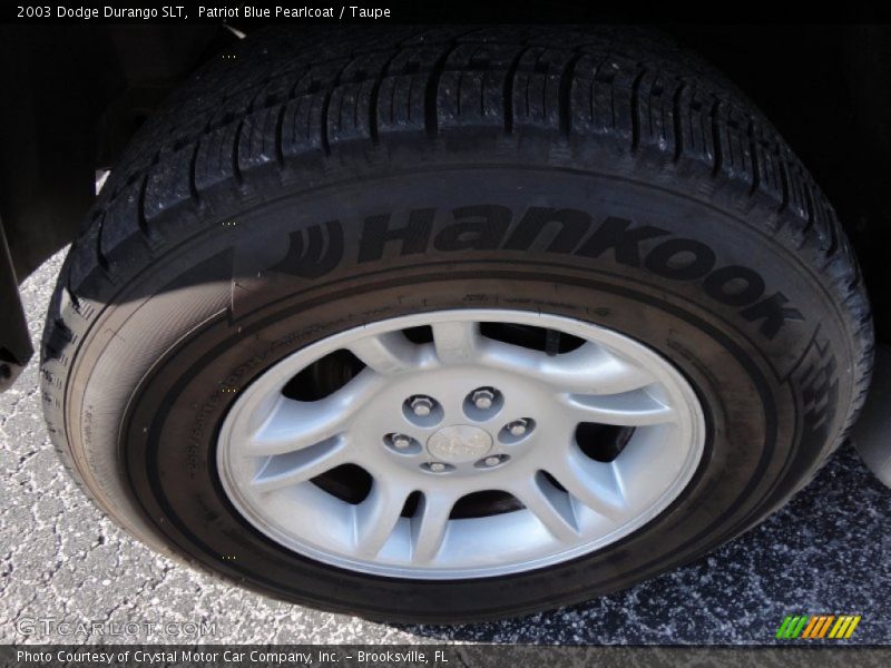 Patriot Blue Pearlcoat / Taupe 2003 Dodge Durango SLT