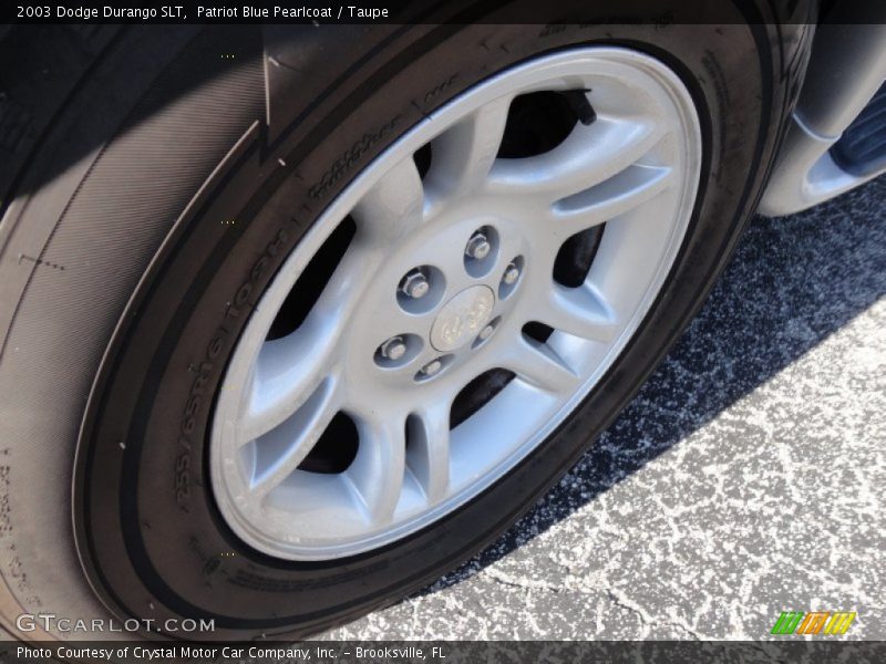 Patriot Blue Pearlcoat / Taupe 2003 Dodge Durango SLT