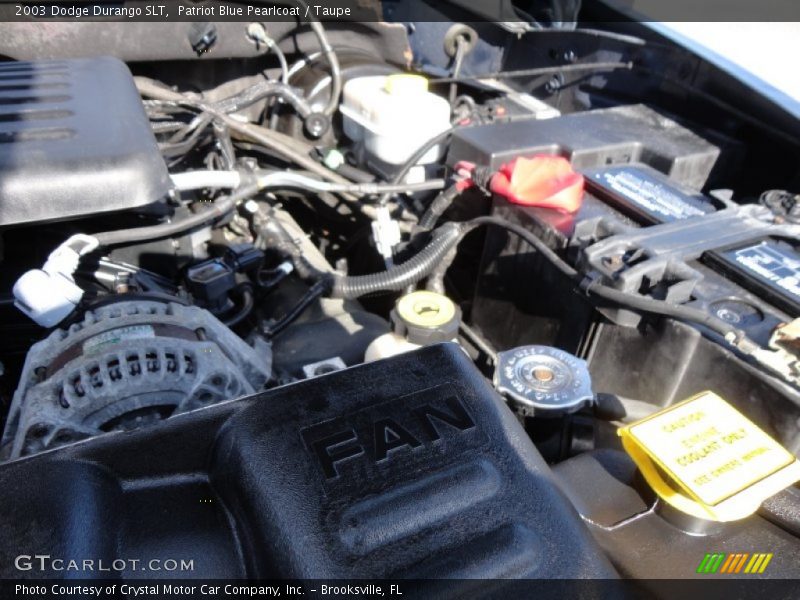 Patriot Blue Pearlcoat / Taupe 2003 Dodge Durango SLT