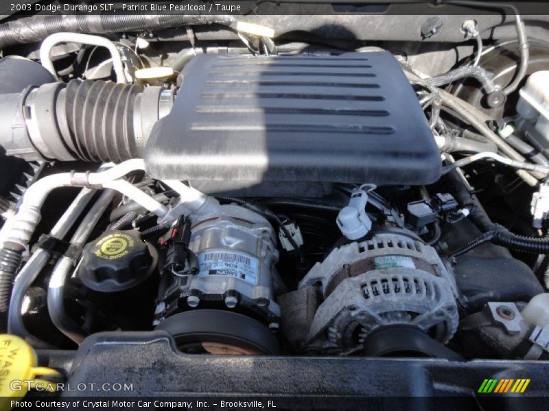 Patriot Blue Pearlcoat / Taupe 2003 Dodge Durango SLT