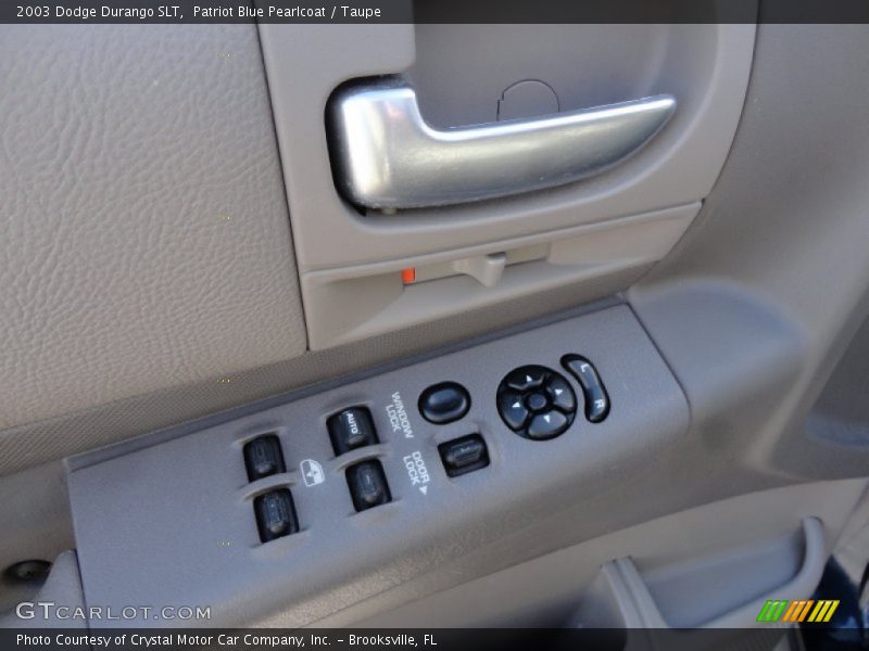 Patriot Blue Pearlcoat / Taupe 2003 Dodge Durango SLT