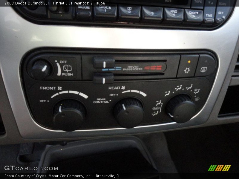 Patriot Blue Pearlcoat / Taupe 2003 Dodge Durango SLT
