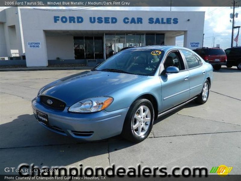 Windveil Blue Metallic / Medium/Dark Flint Grey 2006 Ford Taurus SEL