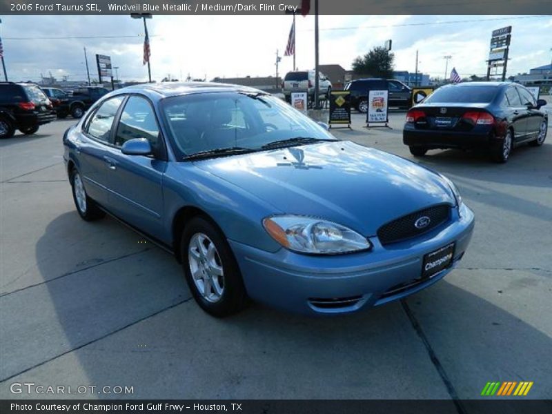 Windveil Blue Metallic / Medium/Dark Flint Grey 2006 Ford Taurus SEL