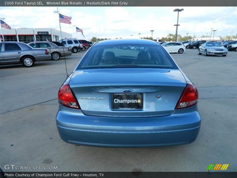 Windveil Blue Metallic / Medium/Dark Flint Grey 2006 Ford Taurus SEL