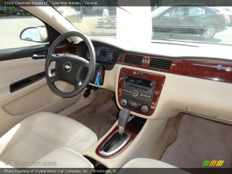 Gold Mist Metallic / Neutral 2009 Chevrolet Impala LT