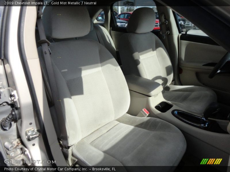 Gold Mist Metallic / Neutral 2009 Chevrolet Impala LT