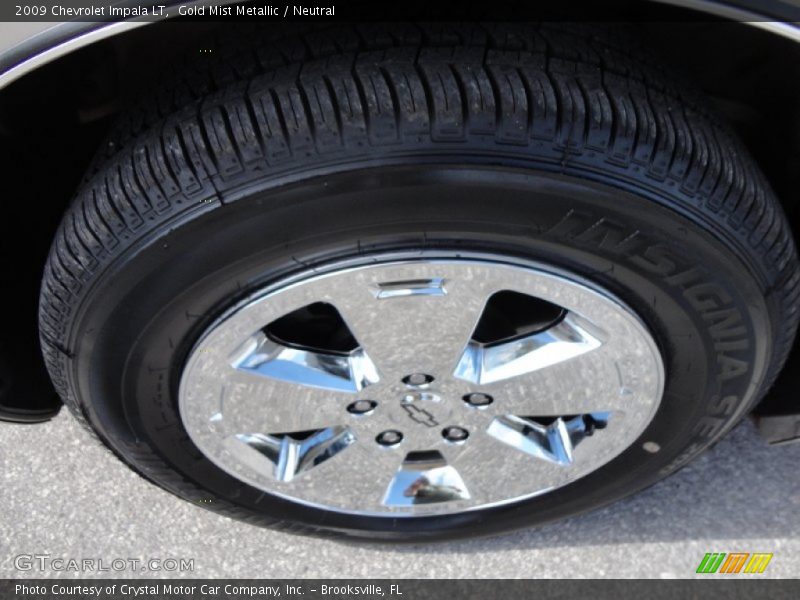 Gold Mist Metallic / Neutral 2009 Chevrolet Impala LT