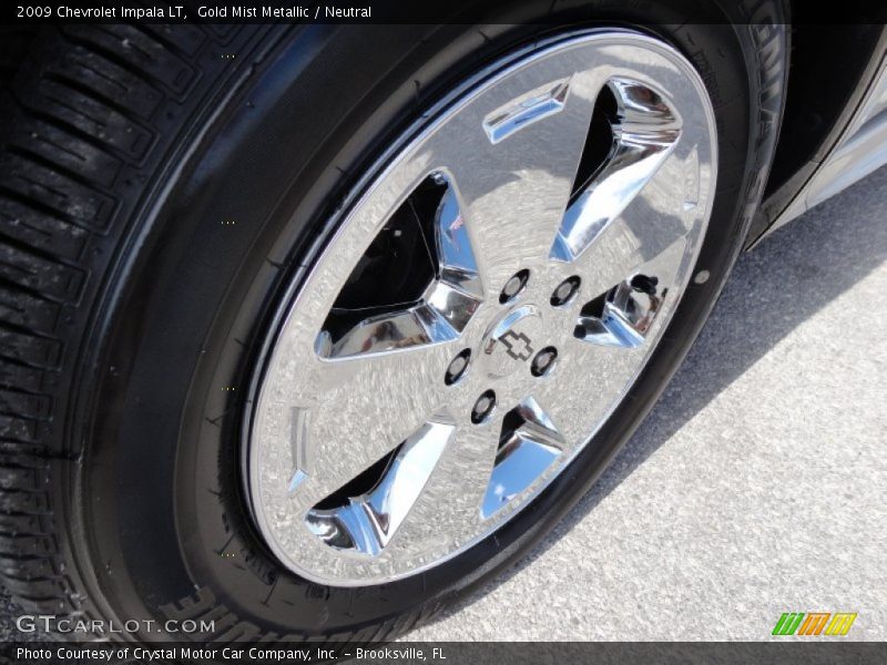 Gold Mist Metallic / Neutral 2009 Chevrolet Impala LT