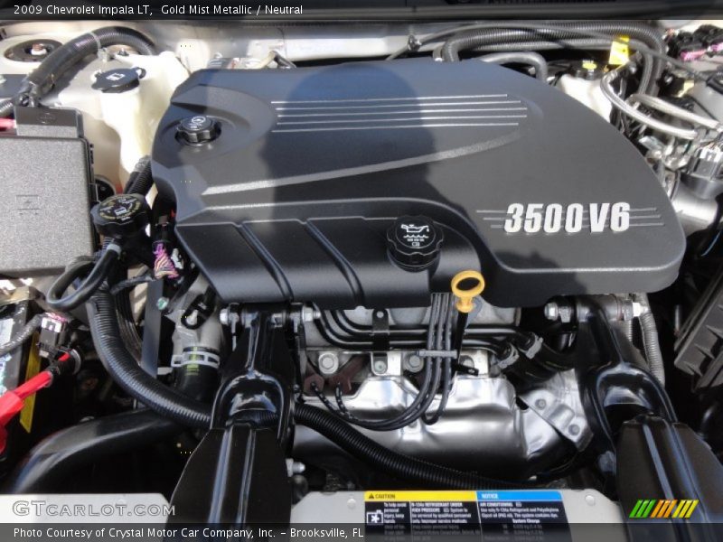 Gold Mist Metallic / Neutral 2009 Chevrolet Impala LT