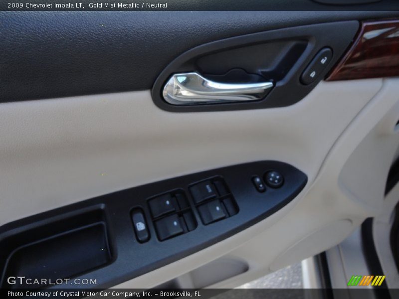 Gold Mist Metallic / Neutral 2009 Chevrolet Impala LT