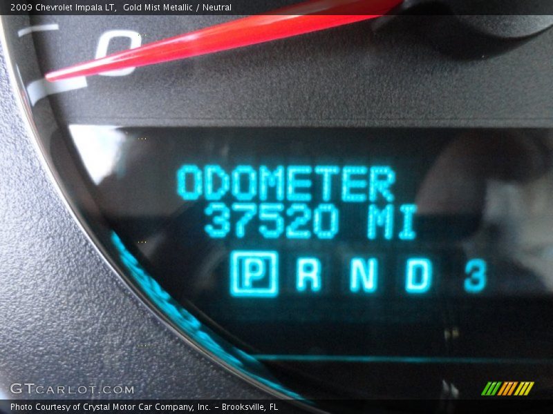 Gold Mist Metallic / Neutral 2009 Chevrolet Impala LT