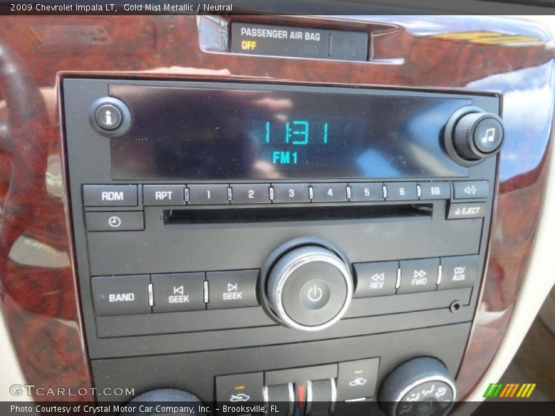 Gold Mist Metallic / Neutral 2009 Chevrolet Impala LT
