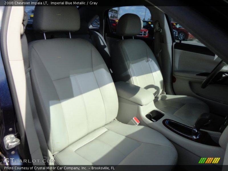 Imperial Blue Metallic / Gray 2008 Chevrolet Impala LT
