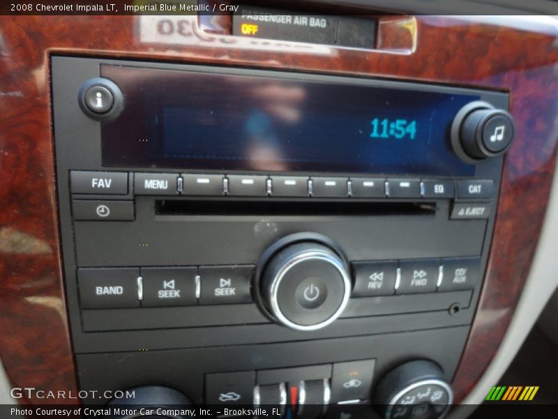 Imperial Blue Metallic / Gray 2008 Chevrolet Impala LT