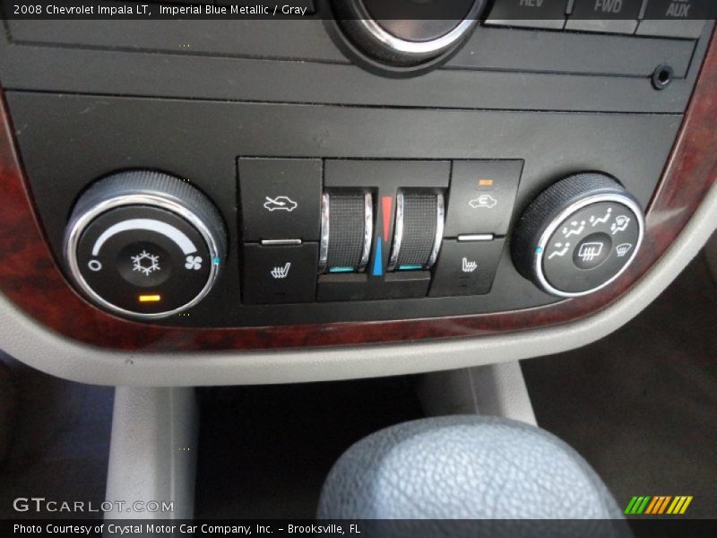 Imperial Blue Metallic / Gray 2008 Chevrolet Impala LT