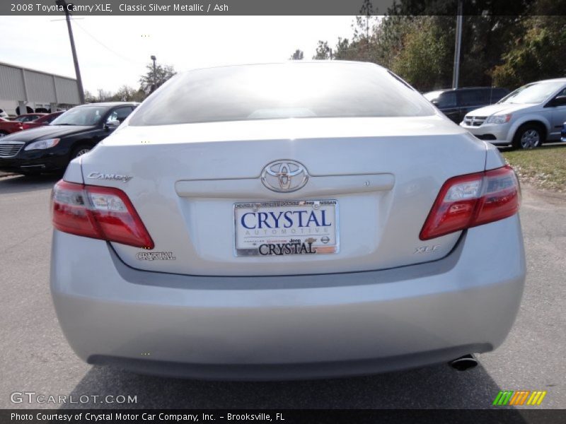 Classic Silver Metallic / Ash 2008 Toyota Camry XLE