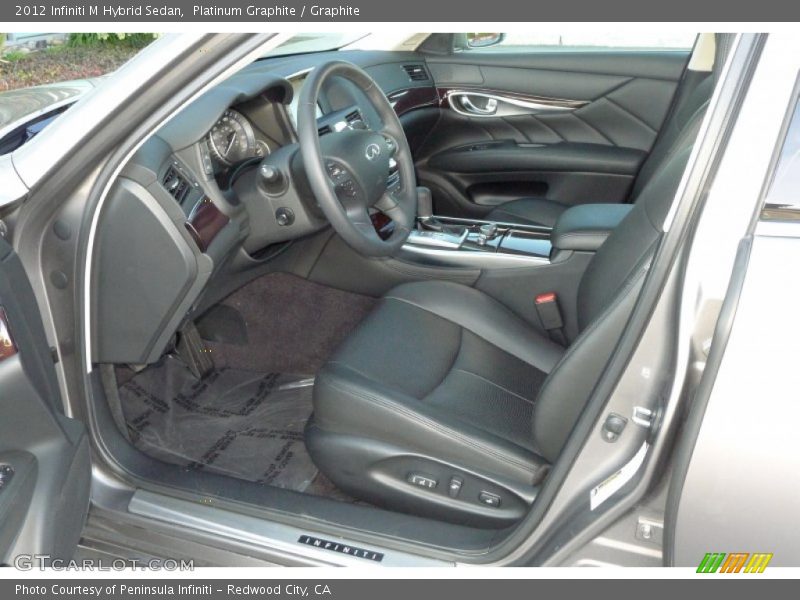  2012 M Hybrid Sedan Graphite Interior