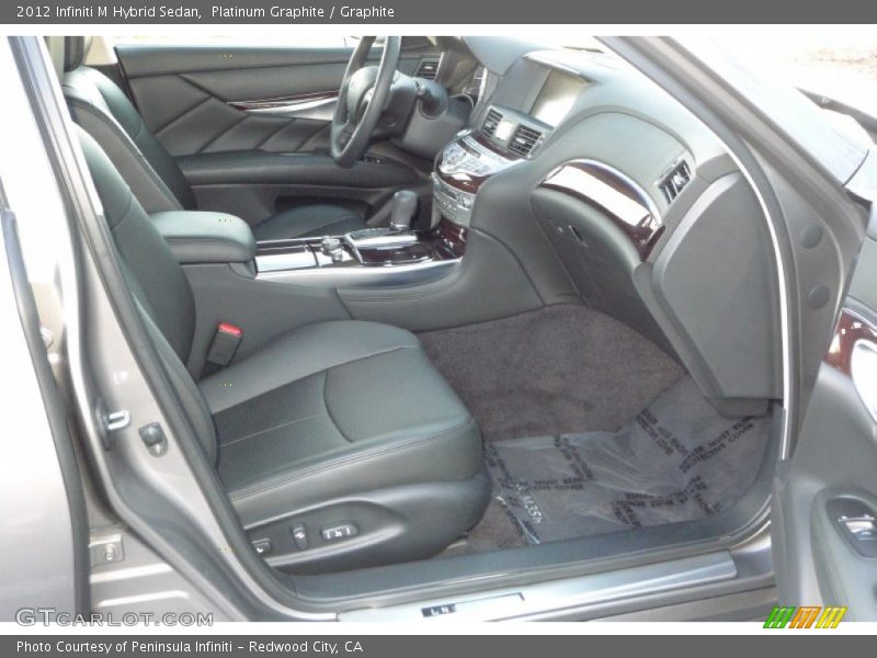  2012 M Hybrid Sedan Graphite Interior