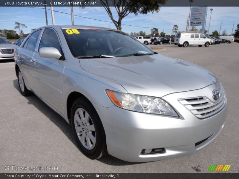 Classic Silver Metallic / Ash 2008 Toyota Camry XLE