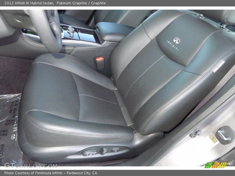 Platinum Graphite / Graphite 2012 Infiniti M Hybrid Sedan