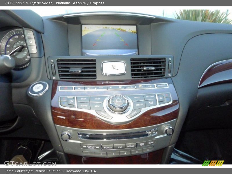 Controls of 2012 M Hybrid Sedan