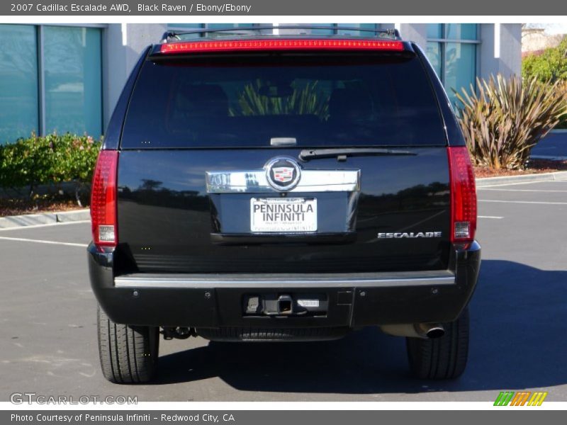 Black Raven / Ebony/Ebony 2007 Cadillac Escalade AWD