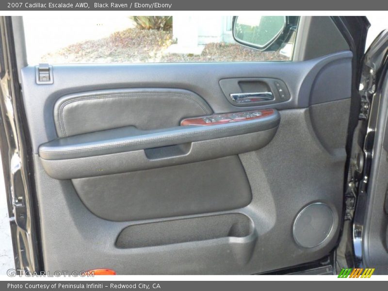 Black Raven / Ebony/Ebony 2007 Cadillac Escalade AWD