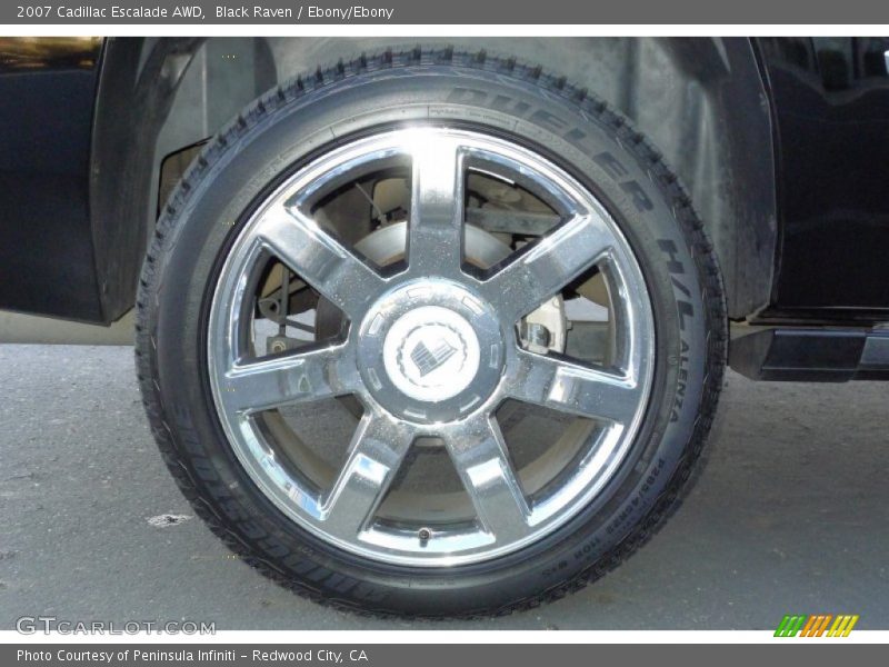 Black Raven / Ebony/Ebony 2007 Cadillac Escalade AWD