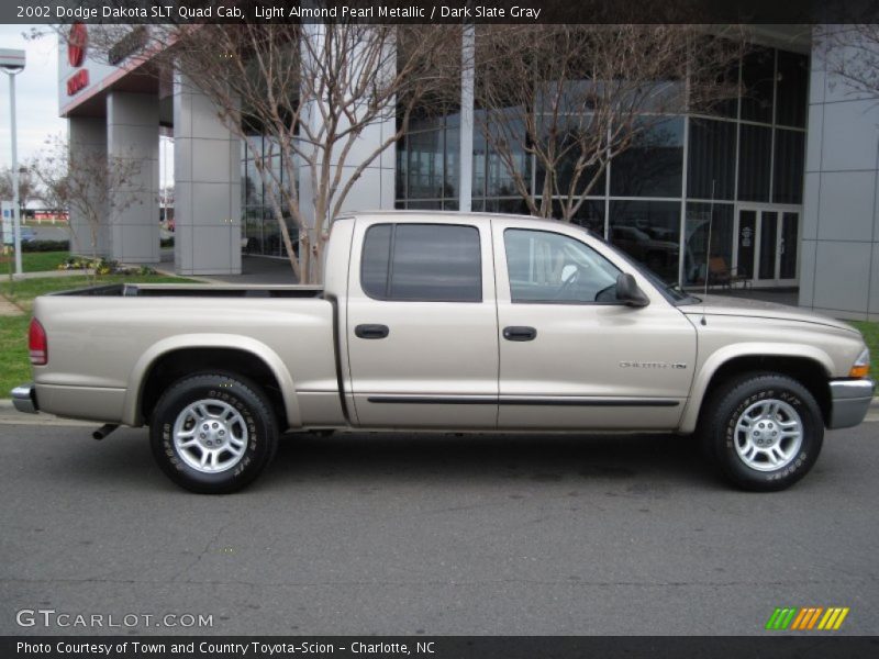  2002 Dakota SLT Quad Cab Light Almond Pearl Metallic