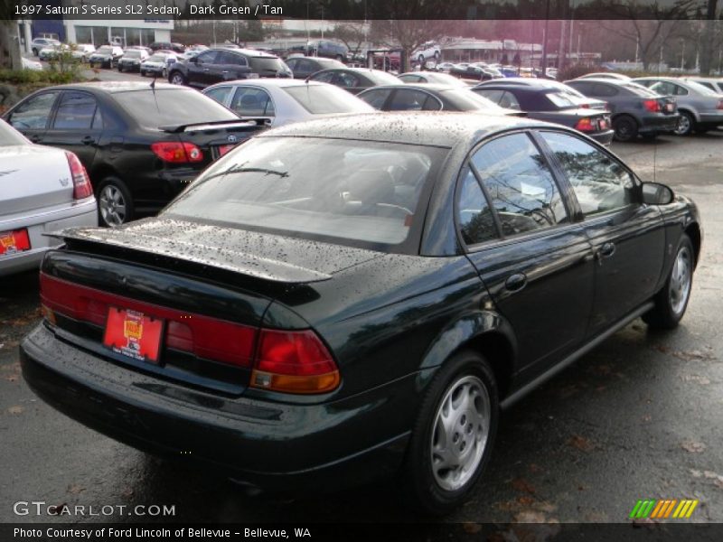 Dark Green / Tan 1997 Saturn S Series SL2 Sedan