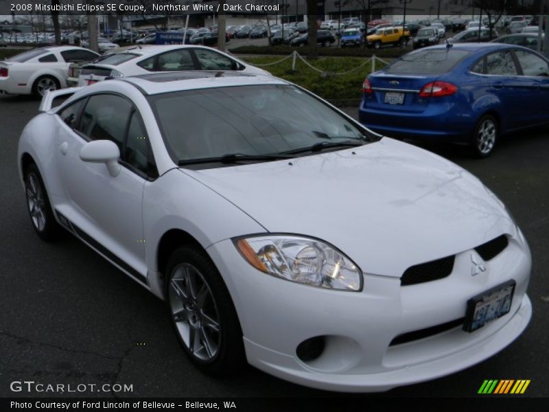 Northstar White / Dark Charcoal 2008 Mitsubishi Eclipse SE Coupe