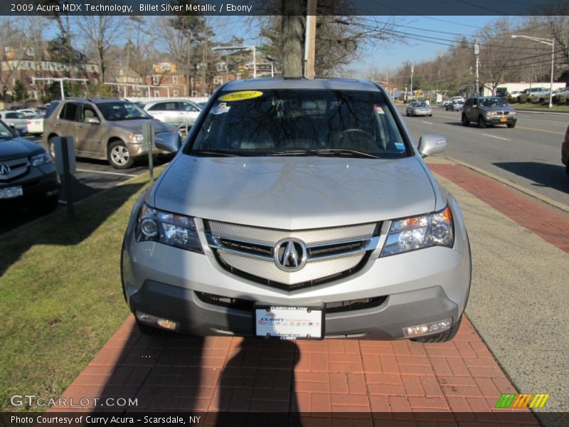 Billet Silver Metallic / Ebony 2009 Acura MDX Technology