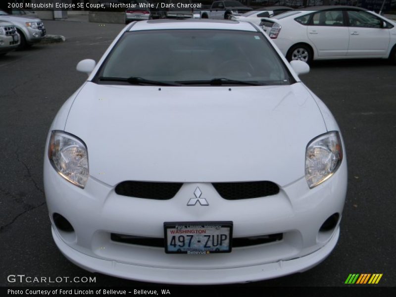 Northstar White / Dark Charcoal 2008 Mitsubishi Eclipse SE Coupe