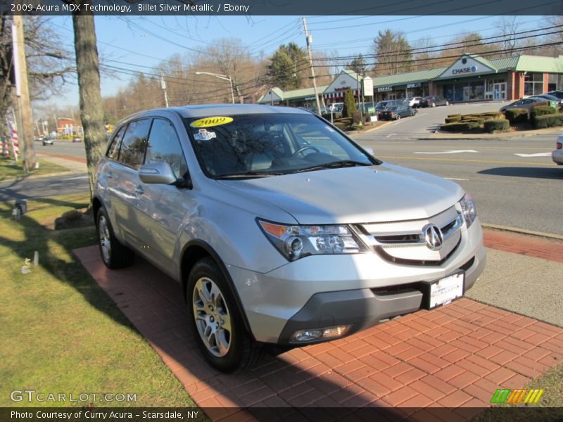 Billet Silver Metallic / Ebony 2009 Acura MDX Technology
