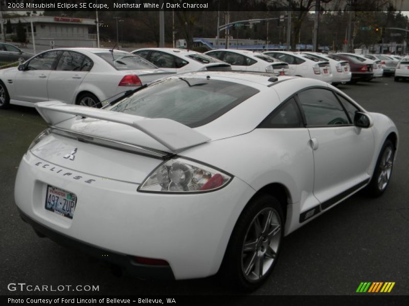 Northstar White / Dark Charcoal 2008 Mitsubishi Eclipse SE Coupe
